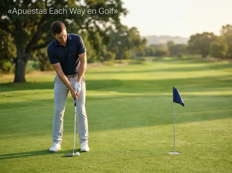 Apuestas each-way en golf - guía completa de cálculos y estrategias