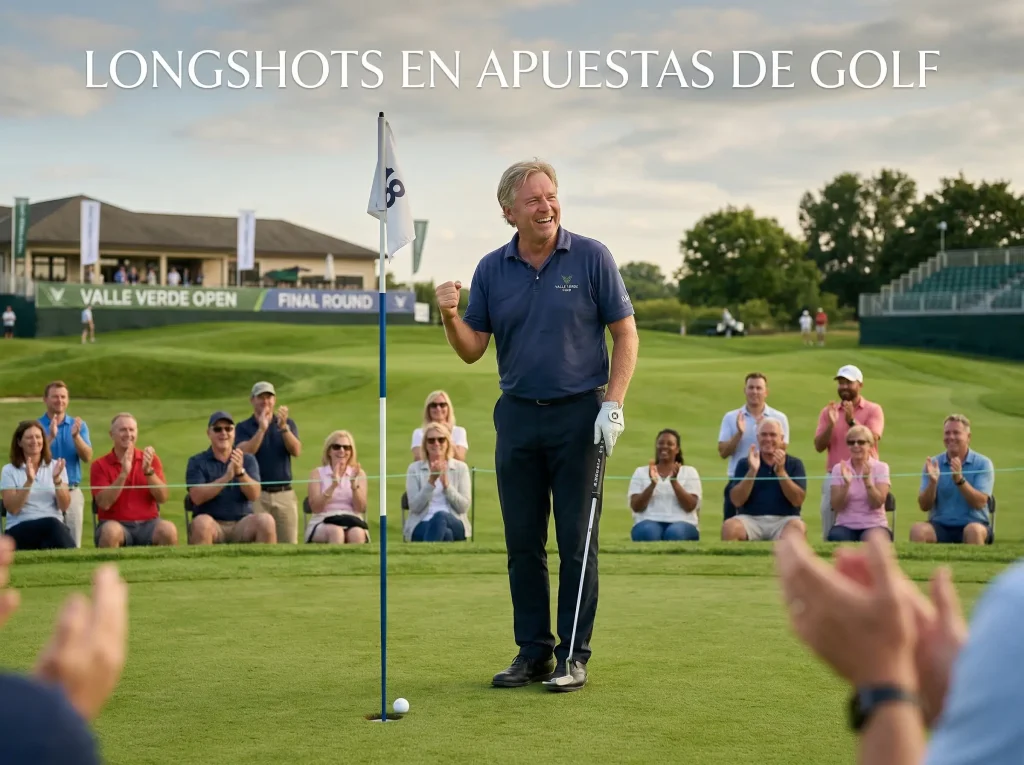 Longshots en golf - cuando apostar a jugadores con cuotas altas