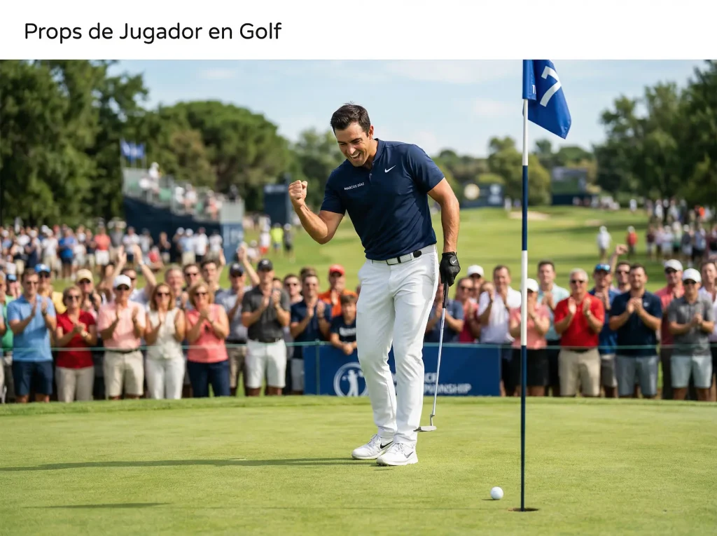 Props de jugador en golf - birdies bogeys y rendimiento por ronda