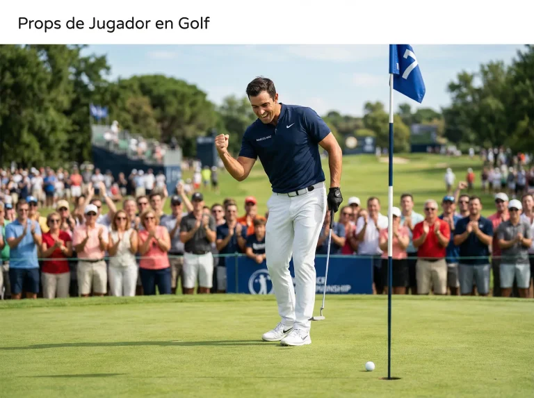 Props de jugador en golf - birdies bogeys y rendimiento por ronda